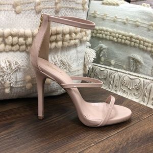 Nude Strappy Heels